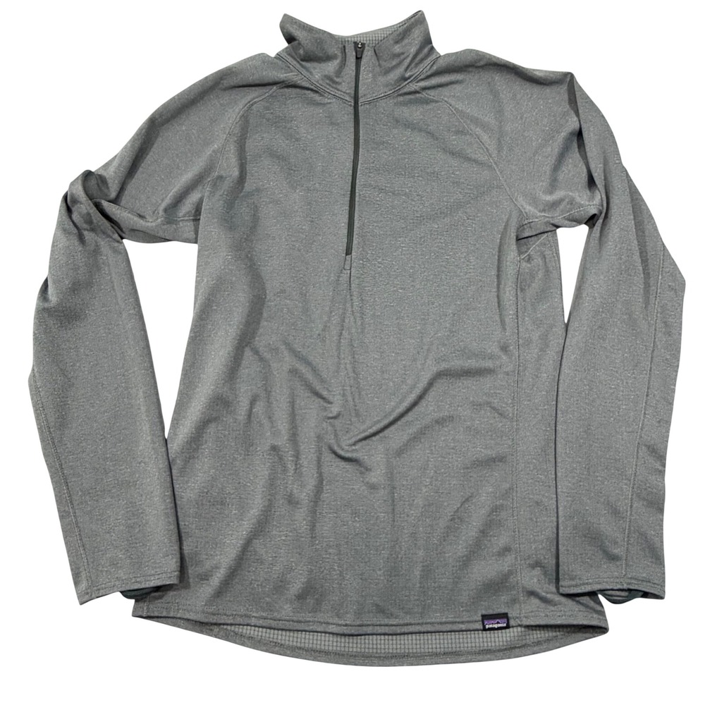 Patagonia Capilene Midweight Baselayer Men's Small Gray 1/4 Zip Polartec
44446
